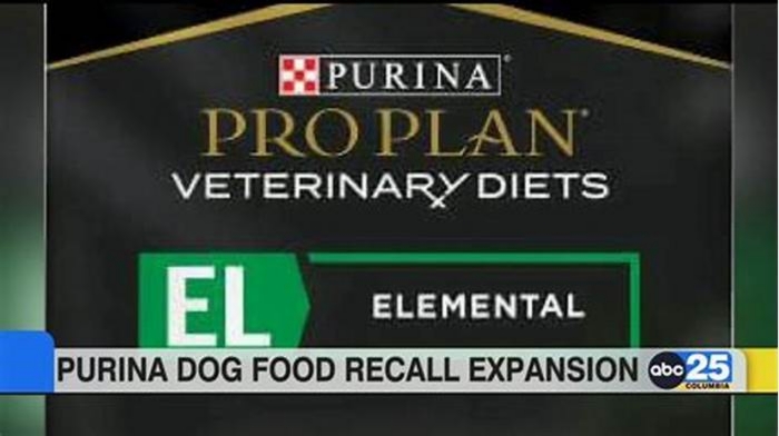 Is there a recall on Purina dog food in 2024