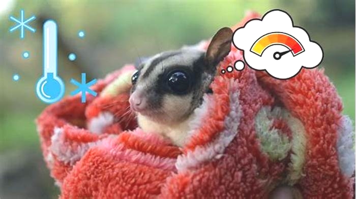 What happens when a sugar glider gets too cold