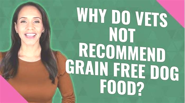 Why do vets not recommend grain-free dog food?